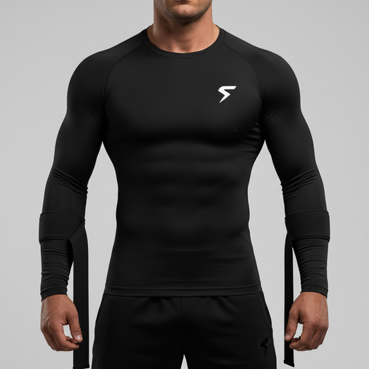 Strapt Compression Longsleeve – Black